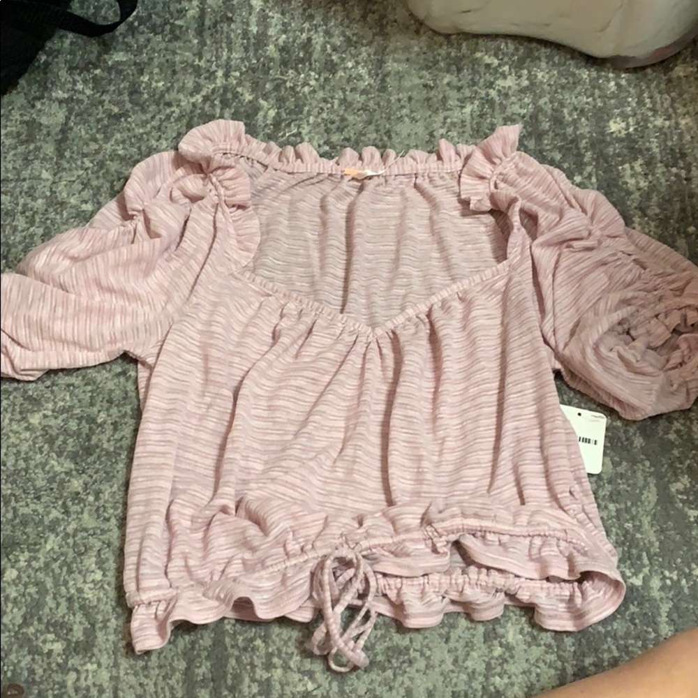 FREE PEOPLE TIE BOTTOM TOP